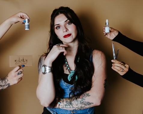 Plush Beauty Bar editorial portrait